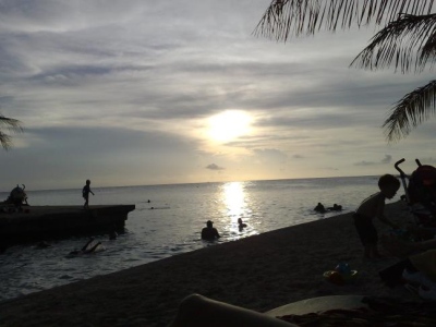 Jan Thiel baai Curacao in 2008